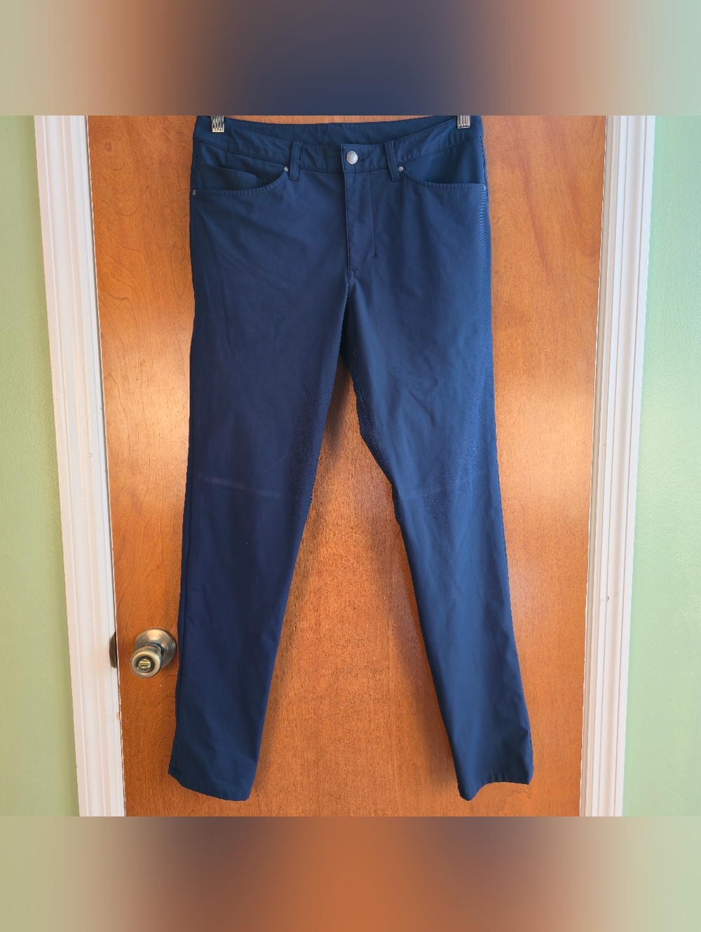 Lululemon ABC Slim Warpstreme Pants - Men's Size 31x31 - Navy - Picture 11 of 11